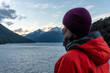 © Bisual Studio/Stocksy - Back view of an alone hiker on a mountain landscape