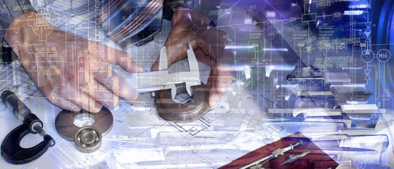 Wall Mural - technology best engineering quality in manufacturing industry