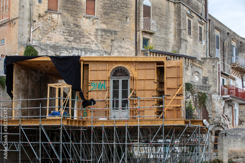 Fotomural Bond apartment from the movie No Time to Die in Sassi, Matera, Italy