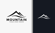 Simple Elegant Mount Logo