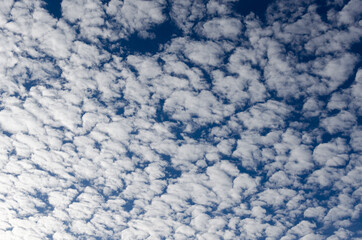 Sticker - cloudy sky, beautiful clouds in morning