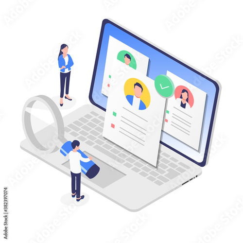 人材採用を検討しているビジネスパーソンのイラスト素材 Stock Vector Adobe Stock 人材採用を検討しているビジネスパーソンのイラスト素材 Stock Vector Adobe Stock