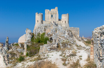 Wall Mural - Rocca Calascio, Italy - an amazing mountaintop castle used as location for movies like 