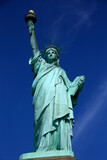 Fototapeta Miasta - Die Freiheitsstatue auf Liberty Island. New York, Liberty Island, Statue of Liberty, New York, USA