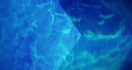 Wall Mural - abstract blue swirling background. fluid motion and turbulent simulation effect. 3d render, 4k loop