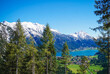 Ausblick auf Pertisau am Achensee und die Berge in Tirol