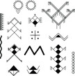 A set of Vector Berber tattoos 