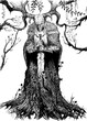 © Петр Костюк - guardian of the forest elf with a sword tree-man king of the forest fairy army