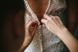 © Nicolas - Vestido de novia de casamiento en detalle