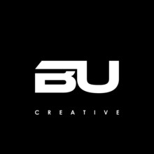 BU Letter Initial Logo Design Template Vector Illustration