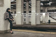 © JOSELITO BRIONES/Stocksy - Senior Caucasian Woman Fashionista in New York Subway Station Platform