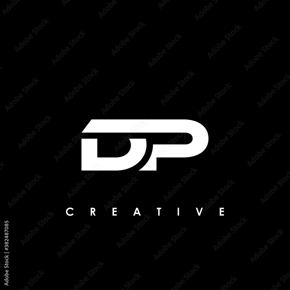 DP Letter Initial Logo Design Template Vector Illustration Stock Vector ...