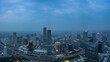 © unite images/Stocksy - aerial view of beijing city skyline at dusk,china.