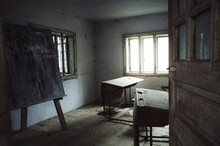 Abandoned Old Haunted Classroom