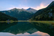 Lake reflexion long exposure in the mountains - French Alps, Tuéda