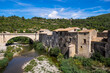 Ort im Roussillon, Frankreich