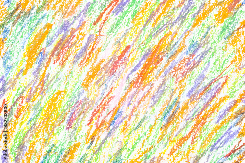 Crayon scribble background of different colors Stock Photo | Adobe Stock