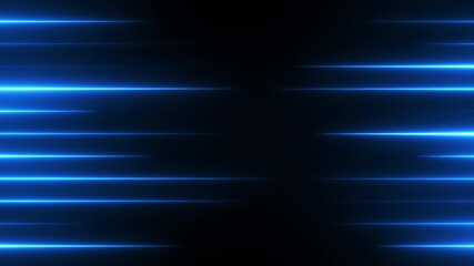 Wall Mural - technology abstract background with bright neon lights. futuristic striped texture for innovation co