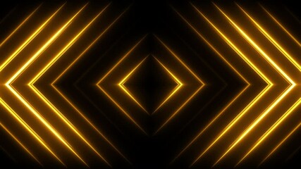 Wall Mural - abstract golden background with shiny neon glow. glamour striped texture for holiday party celebrati