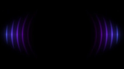 Wall Mural - abstract futuristic background with energy waves. bright neon texture for night club party template.