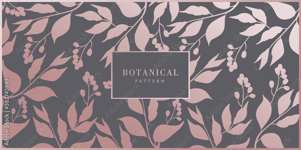 Botanical Pattern Type Botanical Pattern Stock Vector | Adobe Stock