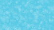 © Aleksei Solovev - Christmas background of snowflakes of different shapes, sizes and transparency in light blue colors