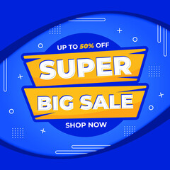 Wall Mural - Abstract super sale background concept