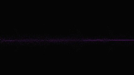 Aufkleber - Visualization of voice record, artificial intelligence, waveform equalizer and visualization of audio wave