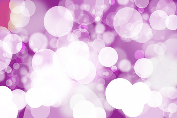 Canvas Print - pink bokeh background with bokeh