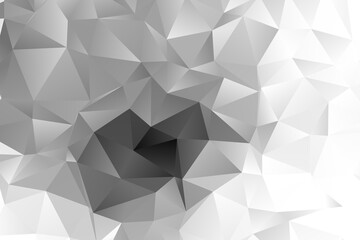 Wall Mural - Low poly triangular, triangles vector background. Shatter, crumple effect. Chaotic glass pane