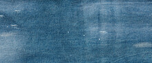Texture Of Blue Jeans Denim Fabric Background