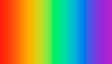 LGBT Symbol And Rainbow Gradient Background. Colorful Rainbow Gradient Blurred Background.