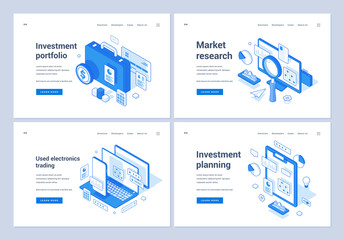 Wall Mural - banners for electronic tools for business promotion