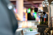 © whyframeshot - close up coffee machine with blur bokeh background