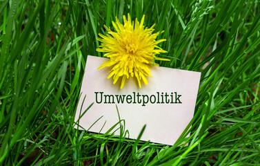 Poster - Umweltpolitik