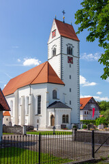 Wall Mural - Kirche in Urlau bei Leutkirch im Allgäu