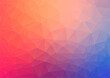 Colorful flat background with triangles