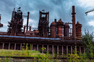 Blast furnace equipment of the metallurgical plant