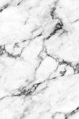 White marble texture background pattern with high resolution.