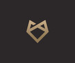 © Putri_std - Abstract luxury wolf head logo design template