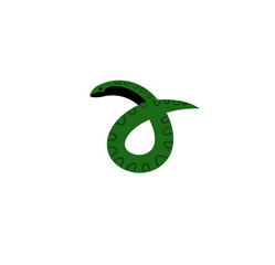 green snake symbol