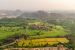 © Rendara Studio - India, Karnataka, Hampi, rice fields at sunset from  Monkey Temple in Hampi, Travel, Rice, Field,  adventure, landscape, india