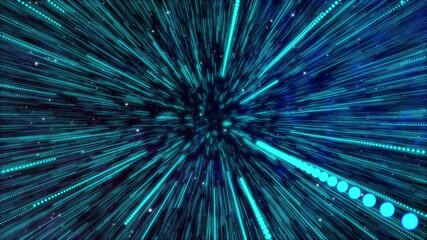 Wall Mural - abstract simple creative cosmic background. hyper jump into another galaxy star. follow speed of lig