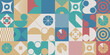 © Normform - Colorful Geometric Vector Pattern Design