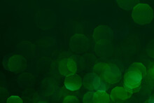 Blured Green Glitter Texture Abstract Background
