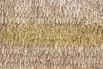 Thatched roof texture. Natural background.