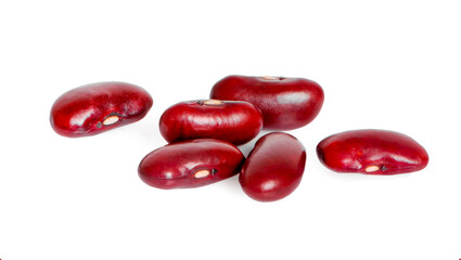 Wall Mural - Red bean an isolated on white background