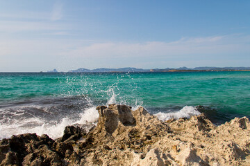 playa ses illetes. formentera (españa)