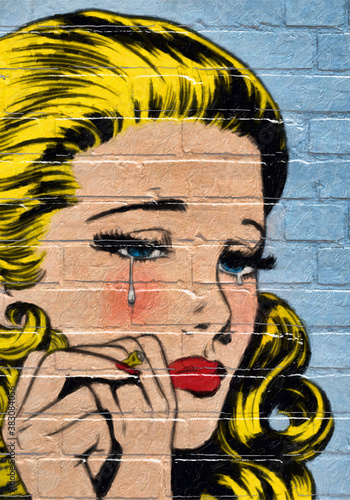 Street art, pop art Canvas Print