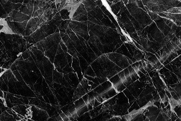 Patterned detailed of black and white marble pattern texture for design product. Abstract dark background